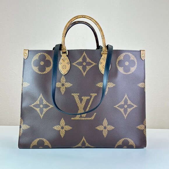 Louis Vuitton Monogram Canvas On The Go GM Shoulder Bag Tote - Picture 1 of 8